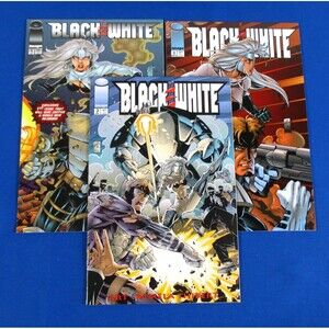 Black & White  #1-3 Complete Series Image Comics 1994 VF/NM Comic Lot